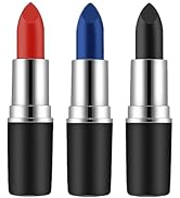 Mysense Red Blue and Black Face Paint Kit, Eye Black Stick for Baseball Softball Football Lacross...