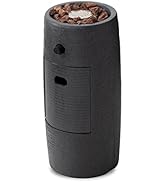 SUNBURY Outdoor Propane Fire Pit, 11" Propane Fire Column, Patio Gas Fire Pit 15,000 BTU Small Fi...