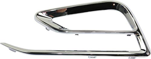 Garage-Pro Fog Light Trim Compatible with Chevrolet Cruze 2016-2017 Driver Side Chrome Bezel with RS Pkg LT/Premier Models (LT Model 1st Design Sedan)/Hatchback