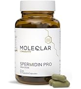 MoleQlar Spermidine PRO 60 gélules – 6 mg de spermidine par gélule – Complément alimentaire à base de blé...