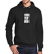 GotPrint Unisex Custom Hoodies for Men, Women, Custom Hoodies Design Your Own, Customize Text Any...
