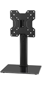 Perlegear Mobile TV Cart For 23-60 Inch TVs Rolling TV Stand For LCD/LED/OLED Flat