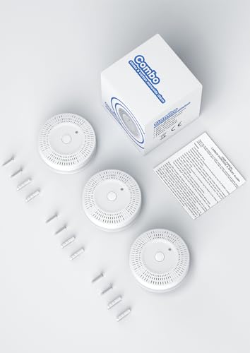 3 Pack Combination Operated Smoke and Carbon Monoxide Detectors,Battery Operated, Travel Portable Fire Co Alarm for Home, Kitchen - Thumbnail 6