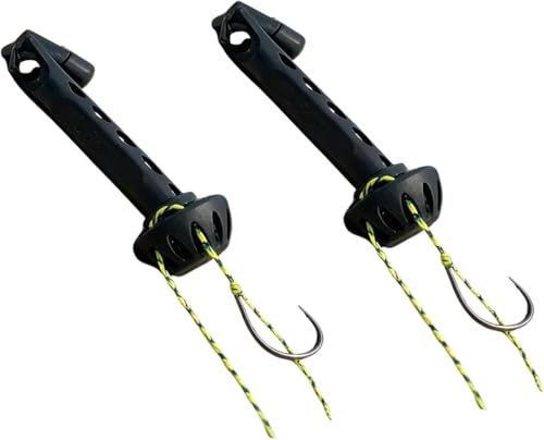 2pcs Magnetic Threader for Fishing Works with Most Hooks Tippets and Style Fishing Accessory to Easily Rig Small Fishing Gear Tippet On Water Threader Fishing Anglers Tippet Threaders