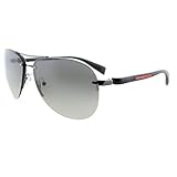Prada Sport PS56MS 5AV3M1 Gunmetal PS56MS Pilot Sunglasses Lens Category 2 Size
