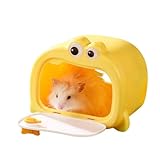 Entretien facile : conçu avec une finition lisse non poreuse utilisant un matériau ABS de qualité alimentaire, ce lit pour hamster simplifie les tâches de nettoyage car il ne nécessite qu'un rinçage rapide pour éliminer les impuretés ; sa conception pratique présente des avantages pour les parents d'animaux occupés