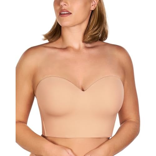 HSIA Longline Strapless Bra for Large Breasts, Ant