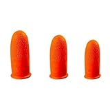 Suzuki Latex Lightly Powdered Extra Thick 14 Mil Orange Finger Cots (Medium)