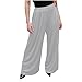 XUNRYAN Womens Wide Leg Casual Business Suit Pants Pleated High Waist Loose Fit Trousers Work Office Outfits Fashion Clothes Gray