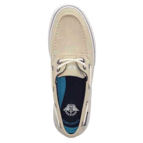 Image of DOCKERS Mens Rowe Canvas Boat Shoe