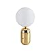 Produktbild Nachttischlampen lustig LED Bettleuchte Leseleuchte Aufbauleuchte-Tisch Nachtmilch White Ball Glaswasc-Schlafzimmer-Lampe Nordic Hardware Plating Schreibtischlampe Schlafzimmer Wohnzimmer nachtischlam