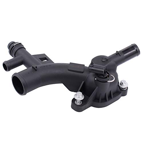 HouYeen Thermostat Water Outlet Housing with Sensor for Astra J Corsa D E Insignia A Meriva B Mokka X Zafira C 1.4