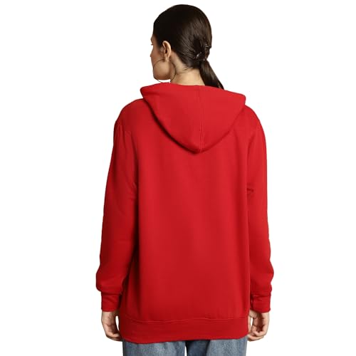 Image of Mack Jonney Printed Hooded Cotton Fleece Sweatshirt for Women (Pack of 2)-MACK50840