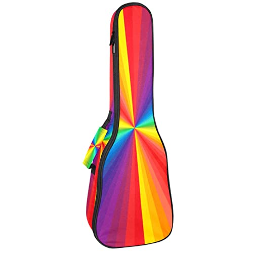 Sac ukulélé concert soprano ténor rembourré 10mm avec peinture colorée