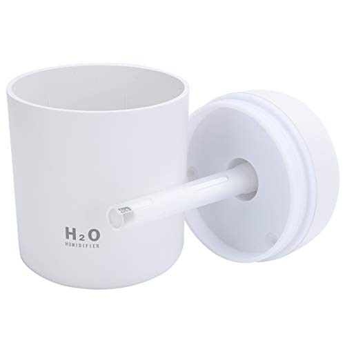 Humidifier, Small Size Portable Colorful Home Decor 300ML for Home for Room for Car for Bedroom for Office(White, Pisa Leaning Tower Type)