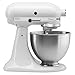 KitchenAid K45SSWH Stand Mixer, 4.5 Q, White
