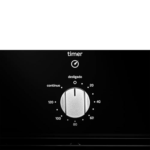 Forno de Embutir Elétrico Preto 60 Litros com Timer Dako Diplomata 220v
