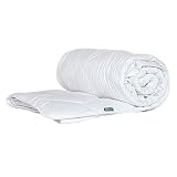 WOOLROOM Classic Medium Weight Comforter - 100% British Wool-Filled (10.3 oz/sq yd) for Natural Slee
