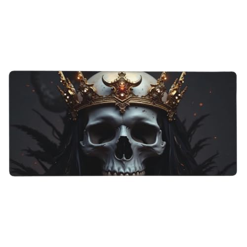 Tapis de souris de jeu grand format sous-main de bureau avec bords cousus