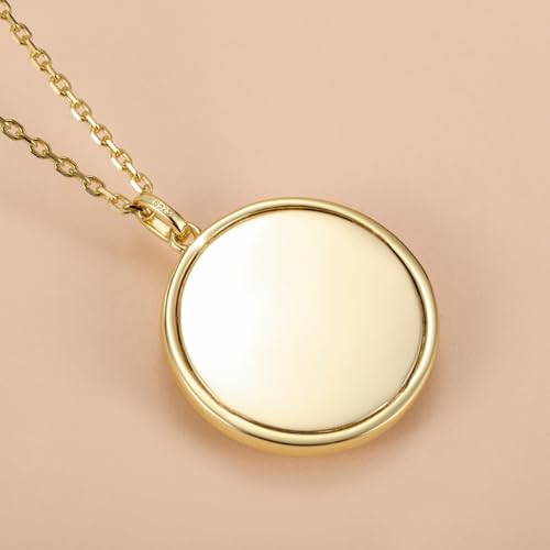 FANCIME Star Necklace for Women 14K Gold Plated 925 Sterling Silver Birthstone Pendant Birthday Gifts for Her, 16"+2" Inches4