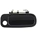 KarParts360 for Toyota Camry 1992 93 94 95 1996 Exterior Door Handle Front, Passenger Side Smooth Black | with Key Hole | Trim:All Submodels | TO1311101 | 6921033010