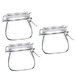 Photo Gallery zunoxaz 3 pezzi barattoli ermetici per alimenti in vetro con chiusura clip resistenti odore per spezie tè e conserve in cucina Photo Gallery zunoxaz 3 pezzi barattoli ermetici per alimenti in vetro con chiusura clip resistenti odore per spezie tè e conserve in cucina