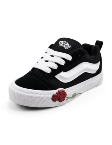 Image of Vans Kids' Knu Skool Elastic Lace Rose Shoe