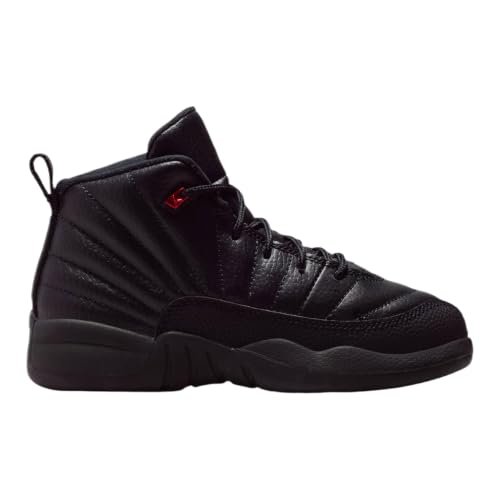 Air Jordan 12 Retro Bloodline Preschool Lifestyle Shoes (Black/Varsity Red) Size