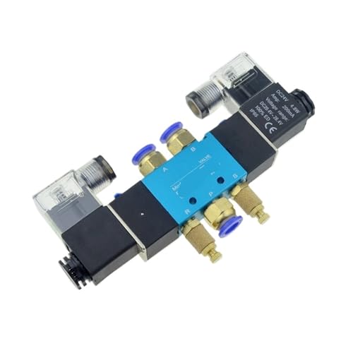 Électrovanne pneumatique 10mm double commande pour inverser un vérin 110V