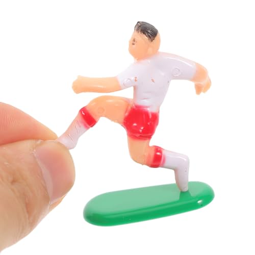 jojofuny 1 Conjunto De Topper De Bolo De Futebol Topper De Cupcake De Jogador De Futebol De Bola De