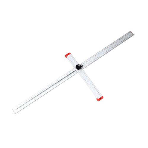 T Type Measuring Ruler Aluminum Alloy Adjustable Combination Square Ruler 1200mm for Woodworking