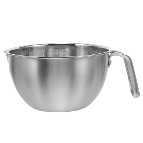 Healeved Stainless Steel Chocolate Melting Pot Double Boiler for Kitchen Use for Melting Butter Chocolate and Wax Durable Material Kitchen Supplies