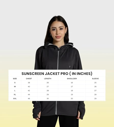 Image of BLUE TYGA Womens Sunscreen Jacket 2.0 - Advanced Protection from Sun & Pollution - UPF 50+ Protection