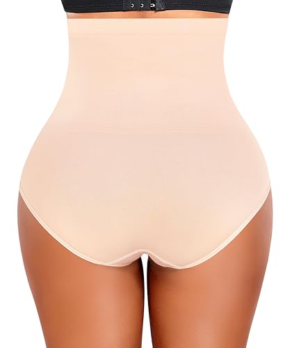 Image of Werena Tummy Control Shapewear Panties For Women Seamless High Waist Shaping Body Shaper Girdle Underwear