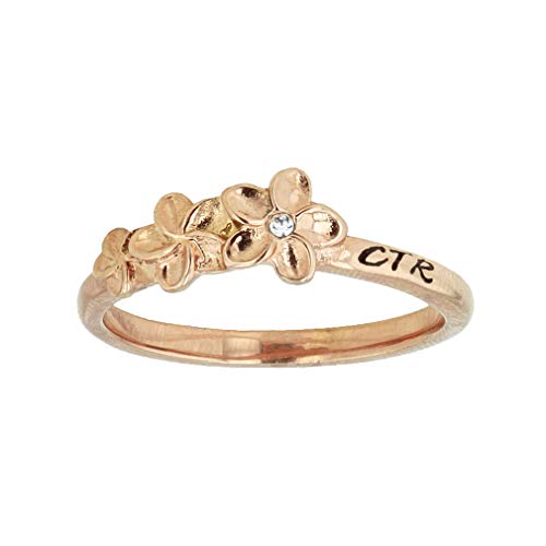 LDS Plumeria CTR Ring