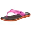 Rider Delta Fem Teenslippers voor dames, Veelkleurig Oranje Roze 9288 0, 38 EU