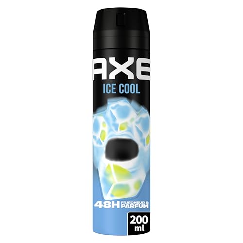 AXE - Déodorant Homme Spray - Ice Cool - 48h non-stop frais - Parfum menthe glaciale et citron - 200ml
