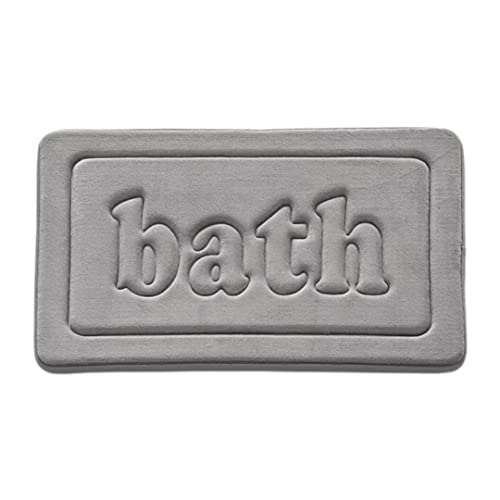 Badematte aus weichem Korallenvlies, verdickte 15-mm-Gedächtnisschaum-Bodenmatte, super...