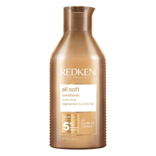 Redken, Acondicionador Hidratante con Aceite de Argán para Cabello Seco y Frágil, All Soft, 500 ml