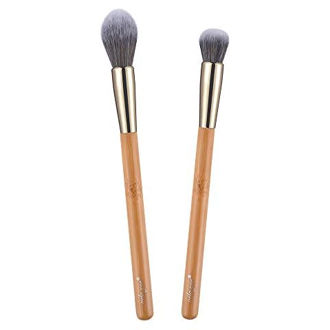 Vela.Yue Concealer Makeup Brush Precise Face Highlighter Blender Brushes Set 2pcs Cover