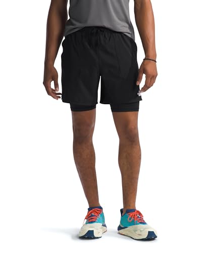 Short de running hommes TNF Sunriser 2In1 pour vos trails urbains