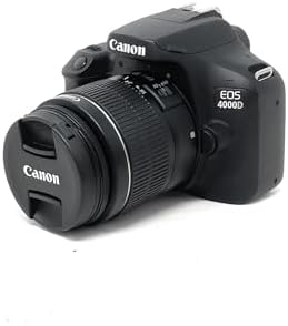 Canon EOS 4000D DSLR Camera and EF-S 18-55 mm f/3.5-5.6 III Lens ...