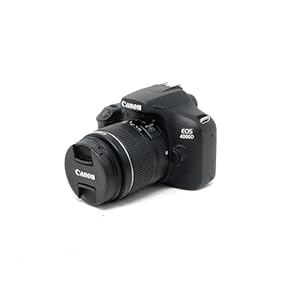 Canon EOS 4000D DSLR Camera en EF-S 18-55 mm f/3.5-5.6 III Lens – Black GB