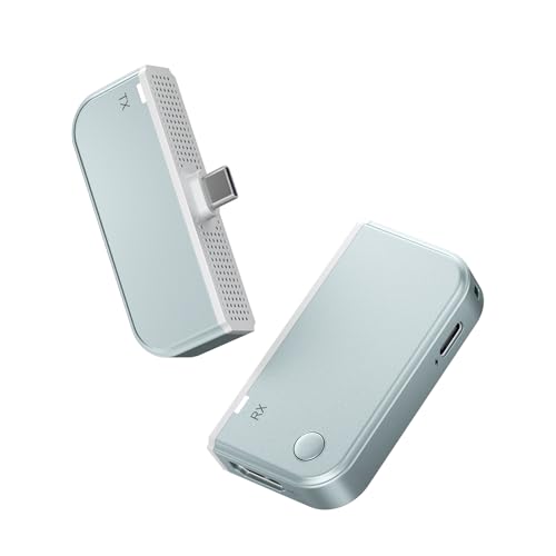 LICAEVEY Transmisor y Receptor HDMI Inalámbrico, Decodificación 4K Actualizada a Salida 1080P 60Hz, Plug & Play Tipo C, 5G+2.4G para PC, Portátil, Teléfono a Proyector de TV