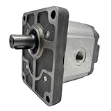 Hydraulikpumpe, 30 l/min, gerade Achse, Ø 22,2 SAE B, GAS-Anschlüsse, europäischer Flansch, europäische Montage, Marke Hydrosila. Pumpe für Traktor, Pumpe für Hydraulikpresse und Hydraulikgruppe