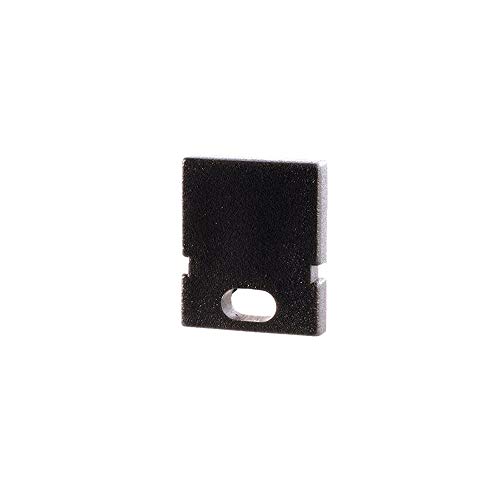 Reprofil Zubehör für LED Profil H-AU-01-05 Endkappe, 2 Stück, schwarz 979162