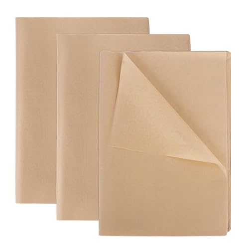 Klmnop 200 Sheets Brown Tissue Paper 20 x 30 Inch Large Acid Free Tissue Paper Bulk for Gift Packaging Clothing Crafts Jewelry Books Linens & DIY Arts Wrap Storage Birthday Wedding Decor(Brown)