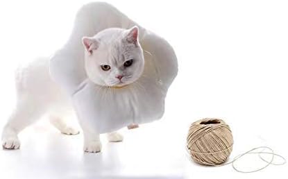 Adjustable Recovery Cat Cone,Comfortable E-Collar Soft Cones for Cats and Puppies Very Cute and Convenient to Diet and Play [Upgraded]