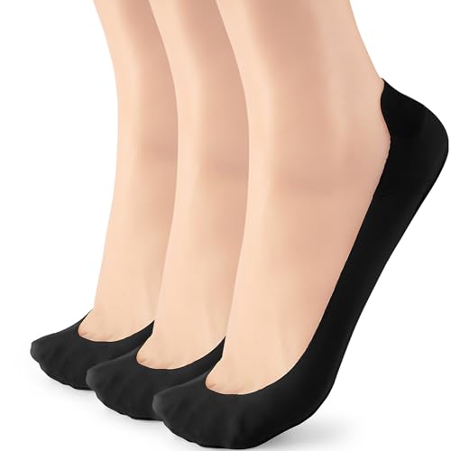 Image of No Show Socks Womens Liner Ultra Low Cut Non Slip Invisible Socks for Flats