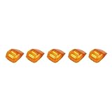 United Pacific 36399 36 LED Square Cab Light, Polycarbonate Lens, Epoxy Sealed Electronics, DOT/DAE, FMVSS 108 - Amber LED/Amber Lens - Pack of 5